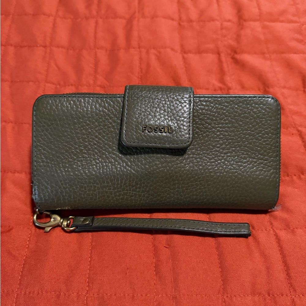 Fossil Hunter Green Wallet